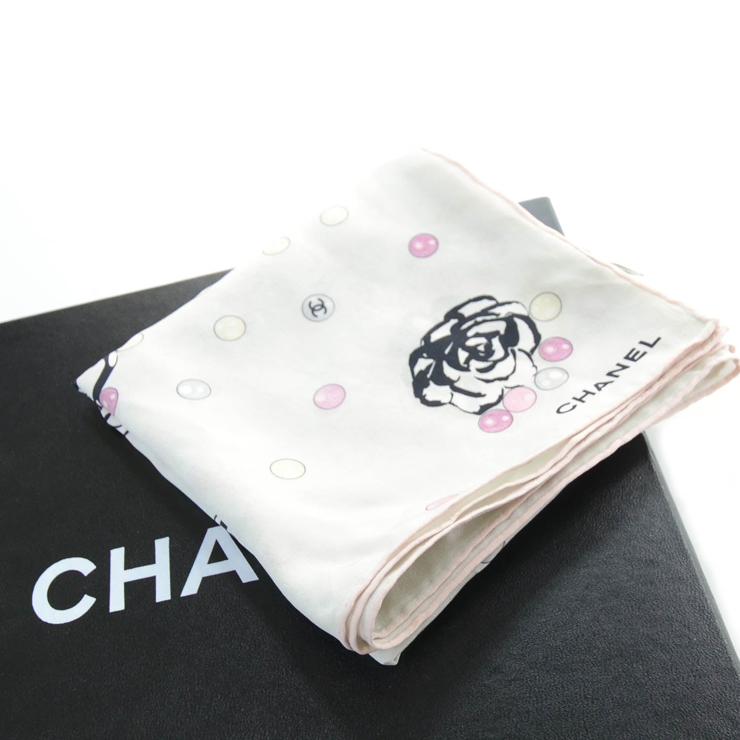 Chanel Silk CC Bubble Scarf 7 of 7