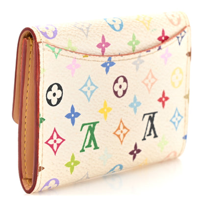 Louis Vuitton Monogram Multicolor Business Card Holder White 3 of 10