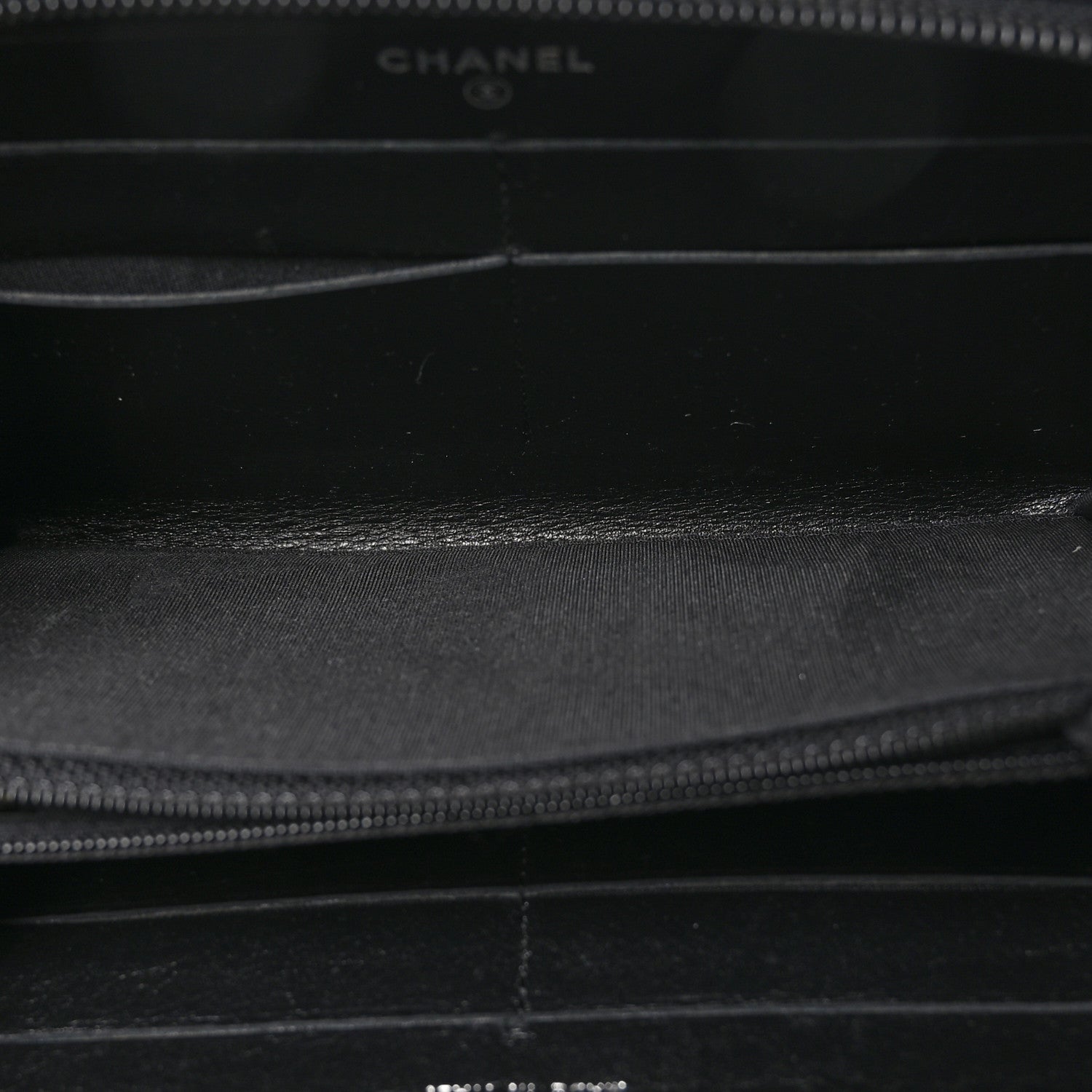 Chanel Patent Trousse Maquil Wallet Black 6 of 10