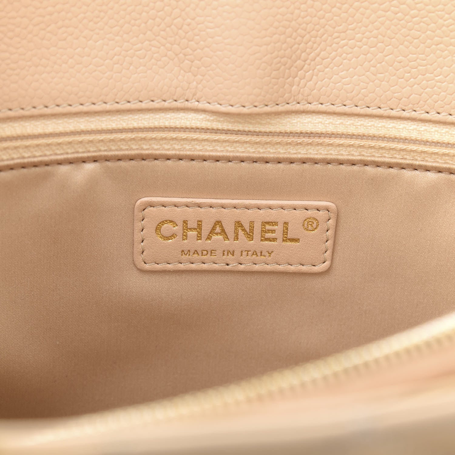 Chanel Caviar Quilted Grand Shopping Tote GST Beige Clair 8 of 10