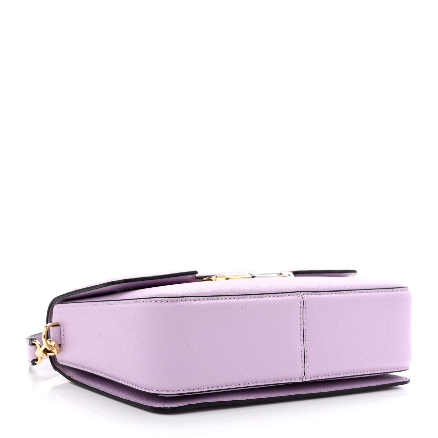 Textured Calfskin The J Link Shoulder Bag Orchid
