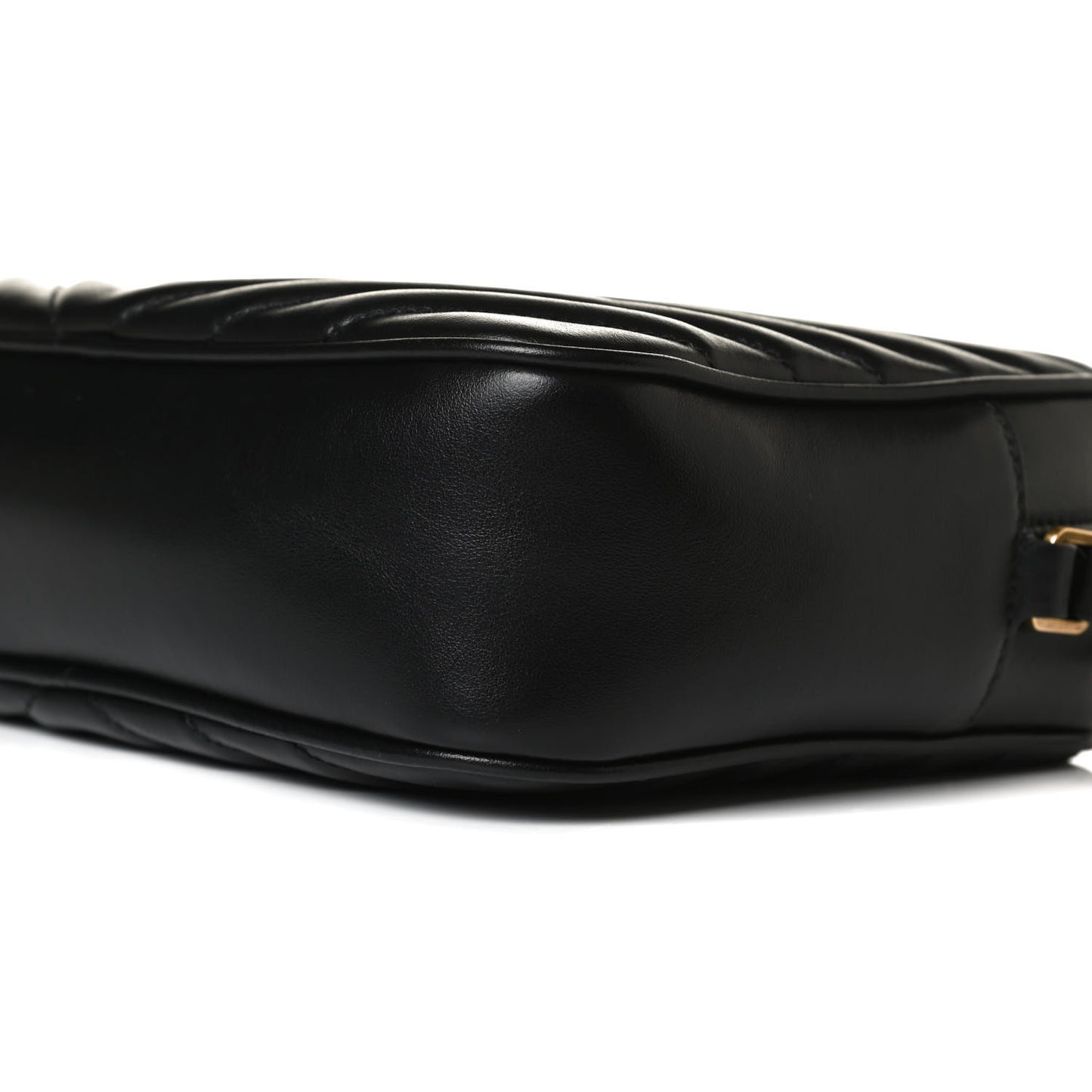 Calfskin Matelasse Monogram Lou Camera Bag Black
