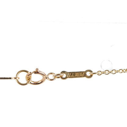 Tiffany 18K Yellow Gold Diamond Large Elsa Peretti Open Heart Pendant Necklace 6 of 8