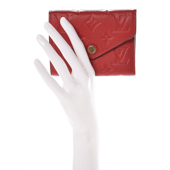 Louis Vuitton Empreinte Victorine Wallet Cherry 2 of 7