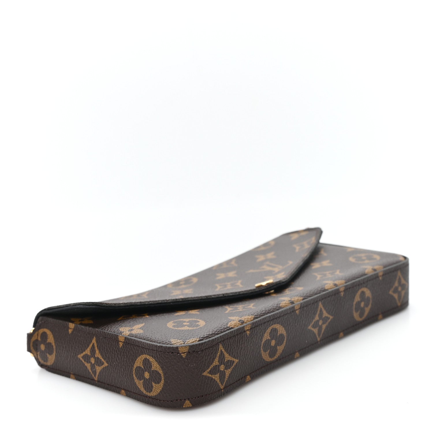 Louis Vuitton Monogram My LV World Tour Pochette Felicie Chain Wallet Black 4 of 12