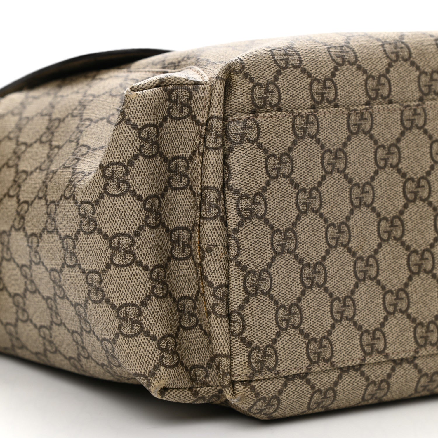 Gucci GG Plus Monogram Messenger Diaper Bag Dark Brown 11 of 17