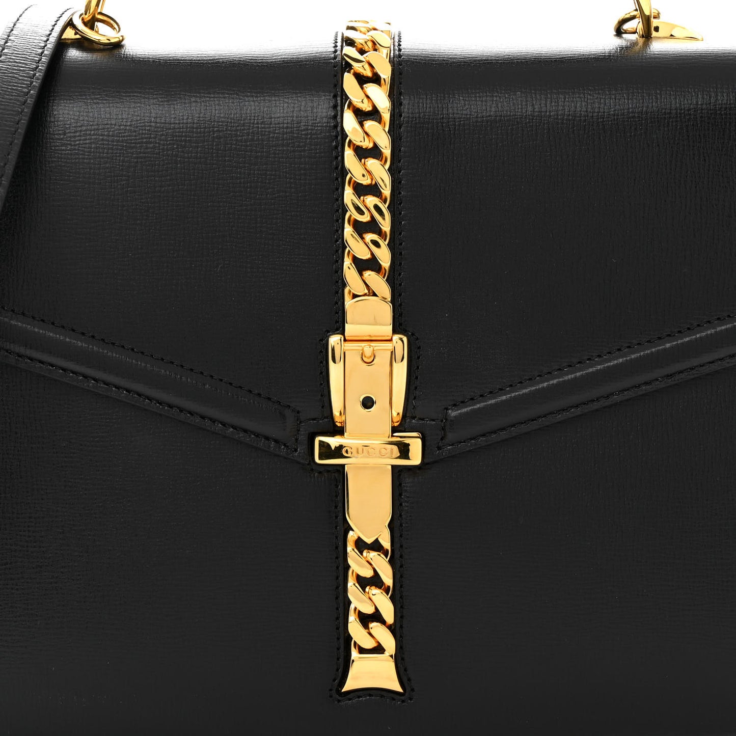 Azalea Calfskin Small Sylvie 1969 Top Handle Bag Black