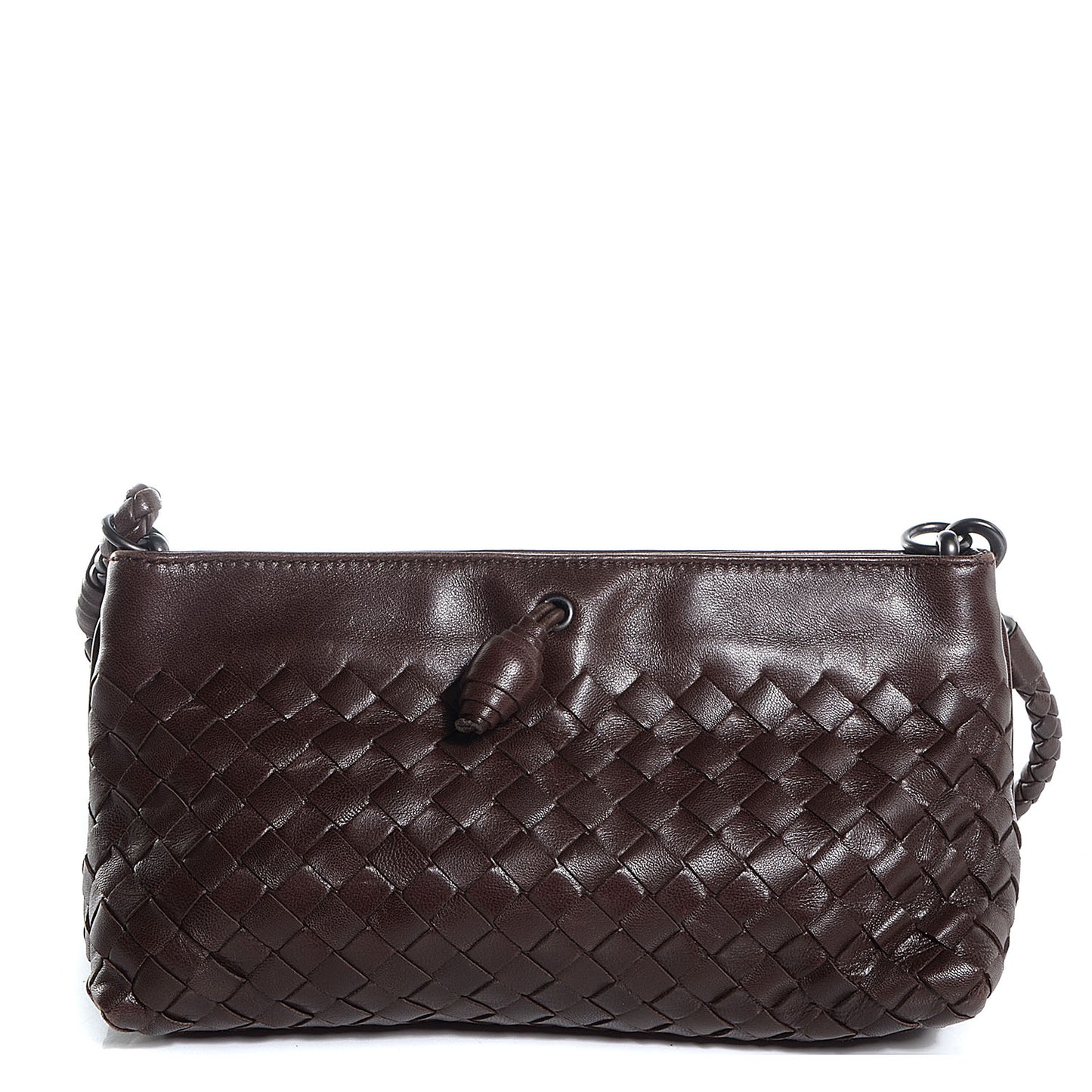 Nappa Intrecciato Baby Bag Ebano