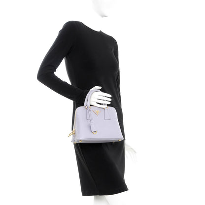Prada Saffiano Lux Small Promenade Tote Glicine 3 of 10