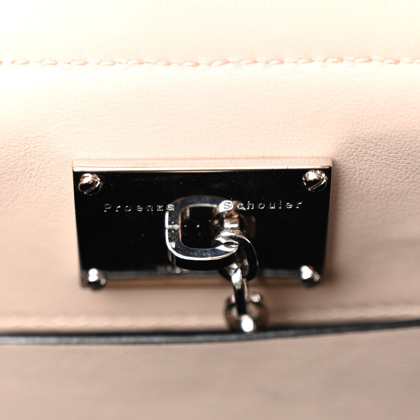 Calfskin Small Hava Top Handle Bag Sand