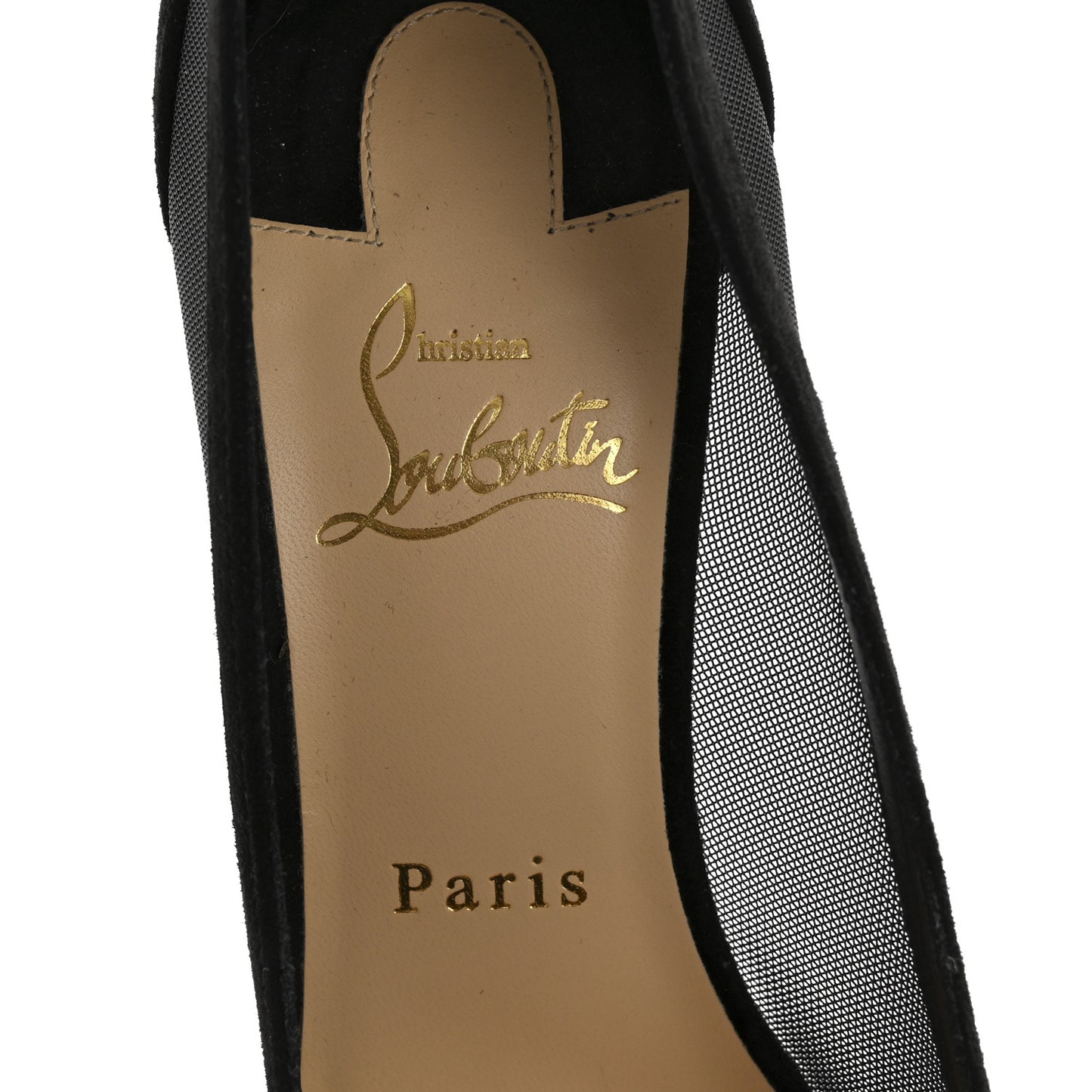 Veau Velours Rete Galativi 100 Pumps 38.5 Black