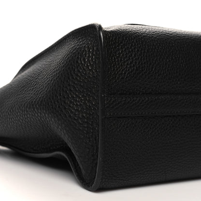 Prada Vitello Daino Chain Shopping Tote Black 8 of 9