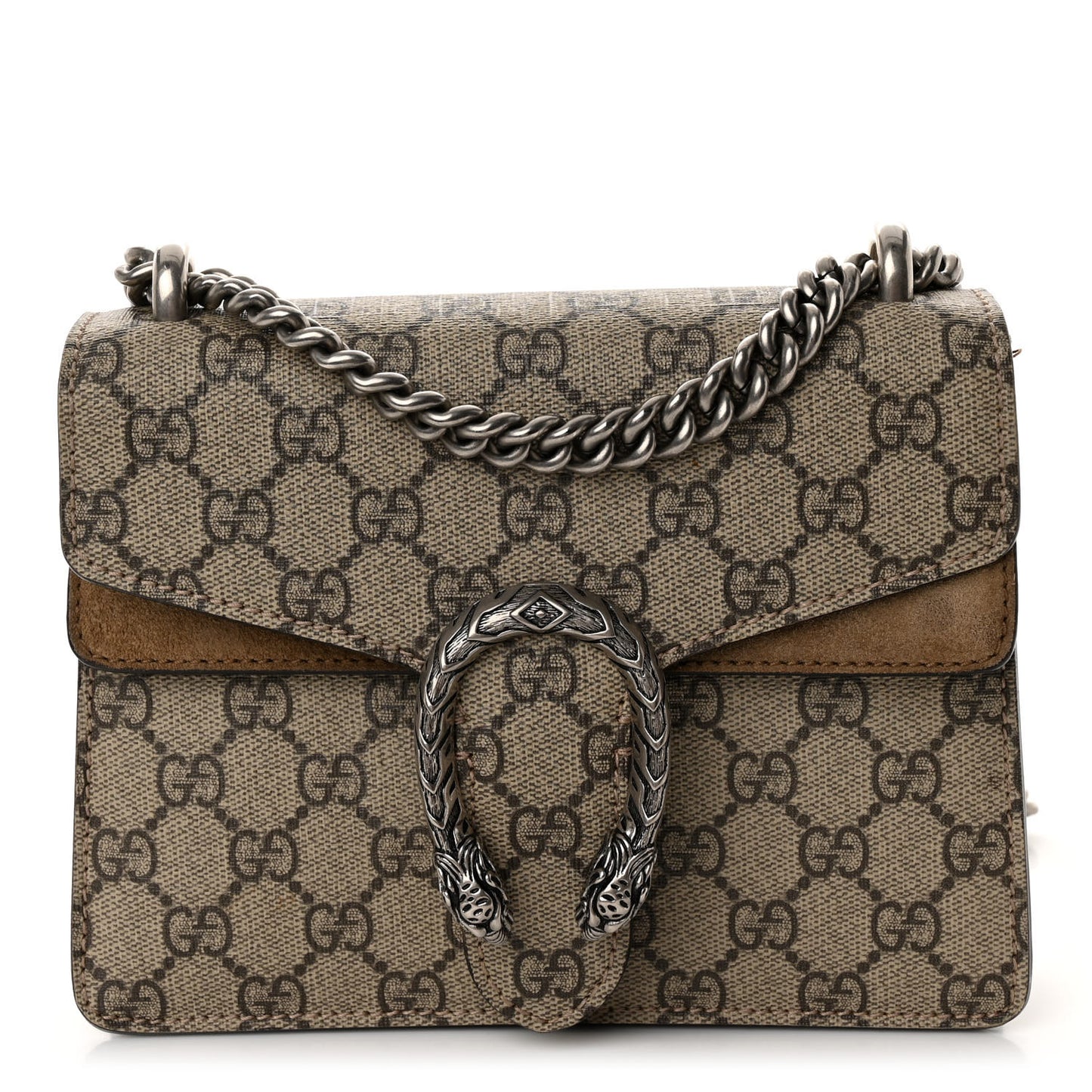 GG Supreme Monogram Mini Dionysus Shoulder Bag Taupe