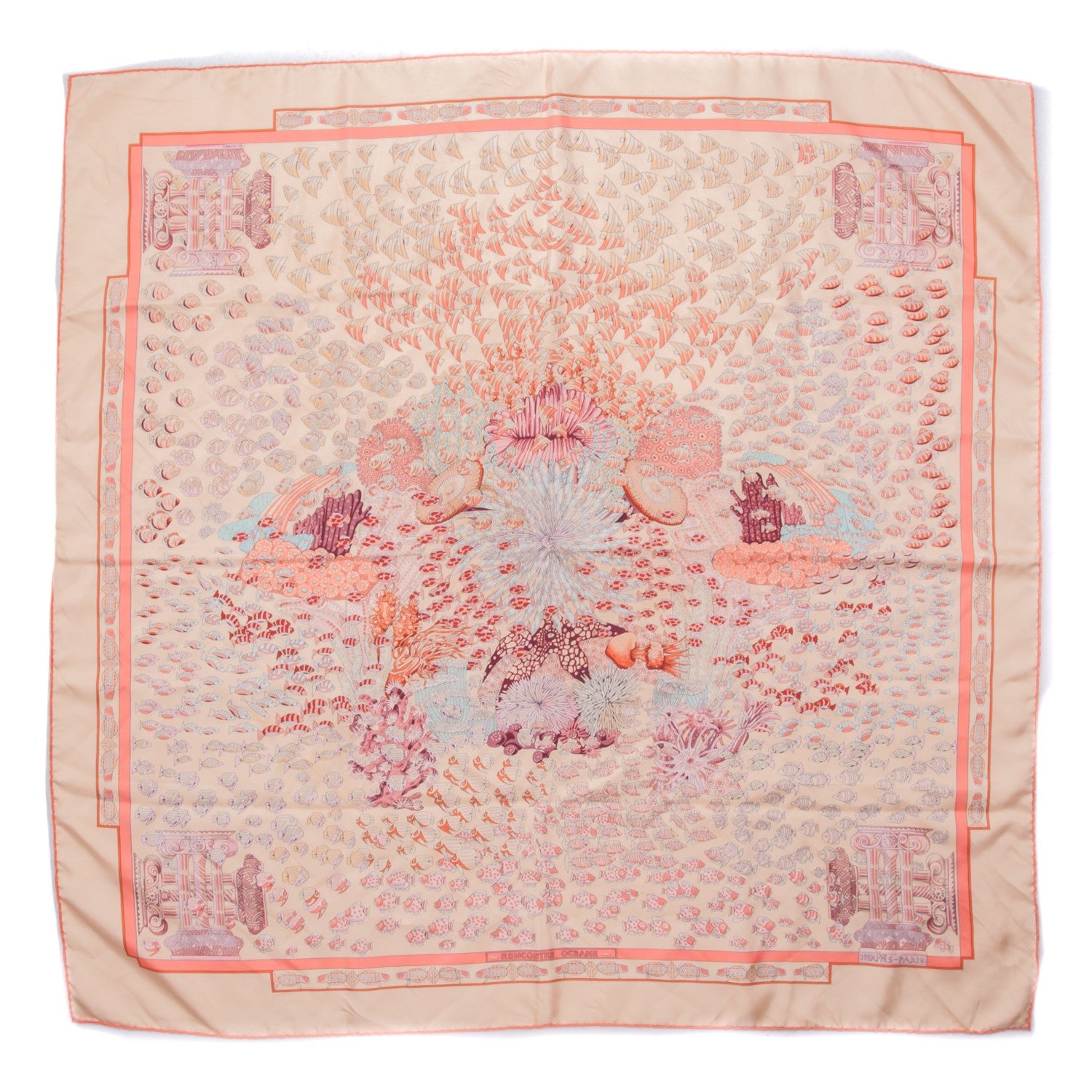 Hermes Silk Recontre Océane Scarf 90 3 of 8