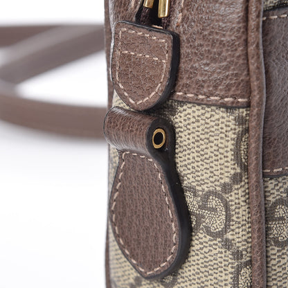 Gucci GG Supreme Monogram Web Mini Ophidia Shoulder Bag Brown 8 of 12