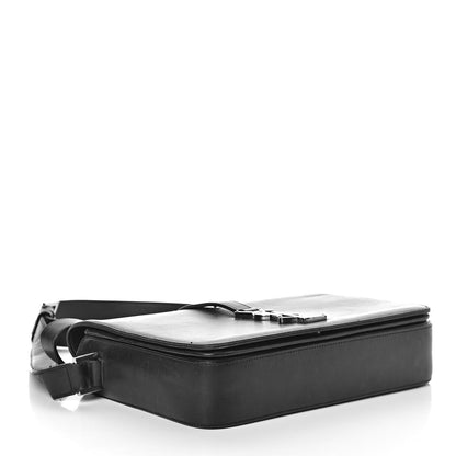 Saint Laurent Smooth Calfskin Medium Classic Monogram Universite Bag Black 4 of 16