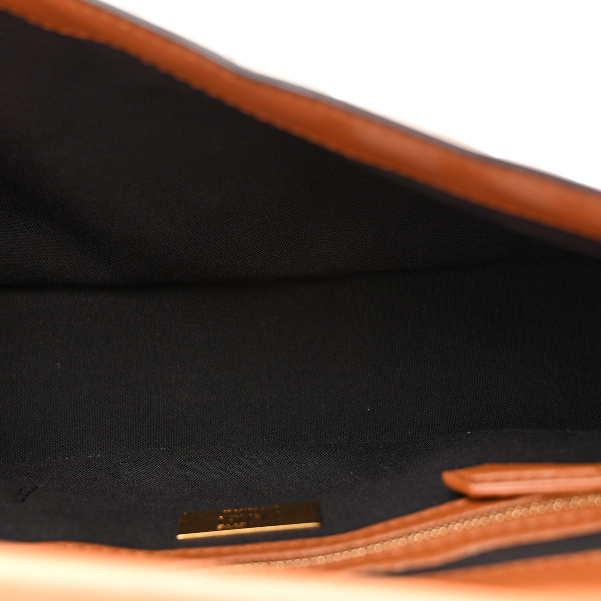 Fendi Nappa FF 1974 Embossed Baguette Coloniale 5 of 16