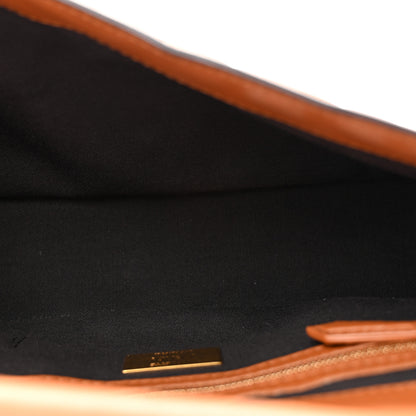 Fendi Nappa FF 1974 Embossed Baguette Coloniale 5 of 16