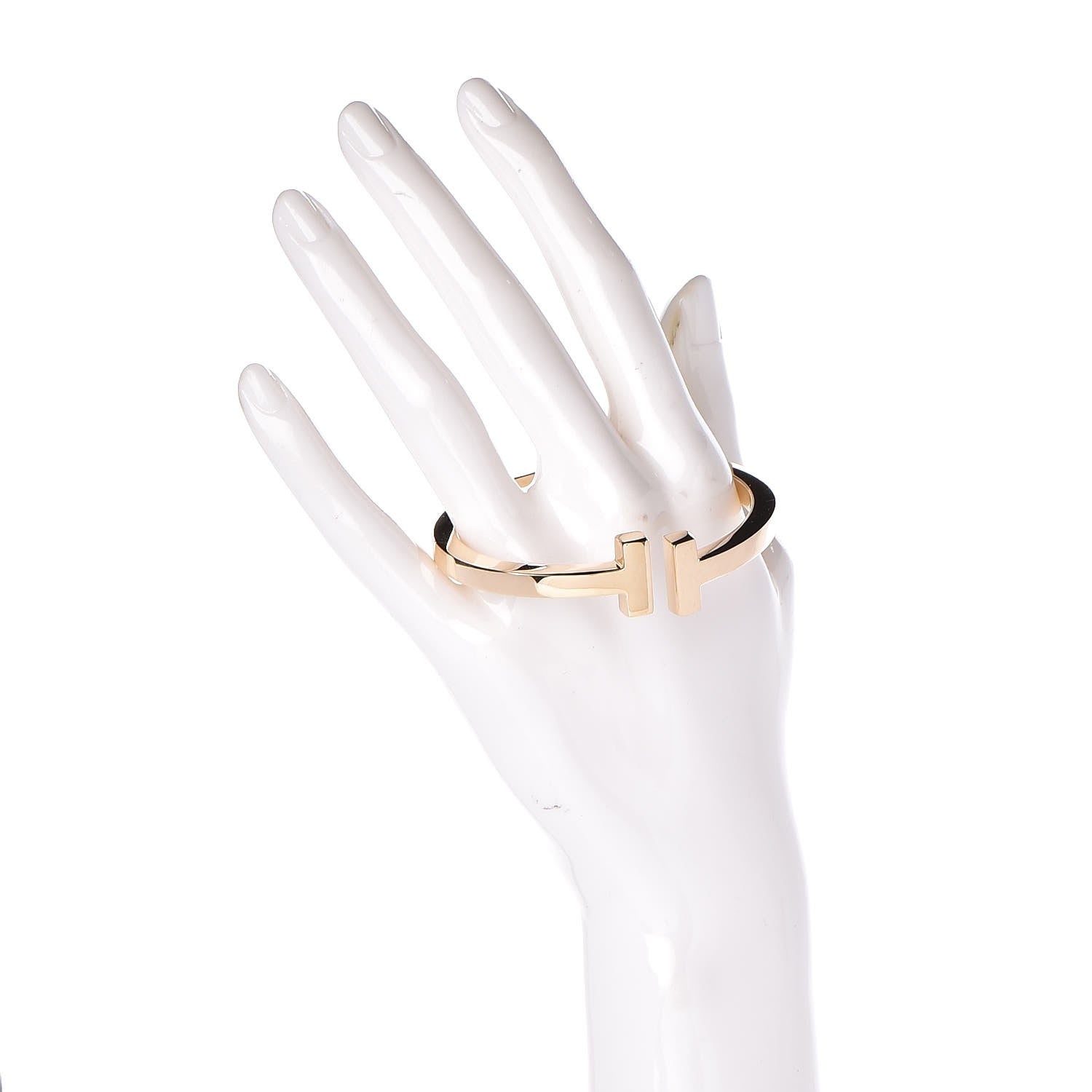 Tiffany 18K Yellow Gold T Square Bracelet 2 of 4