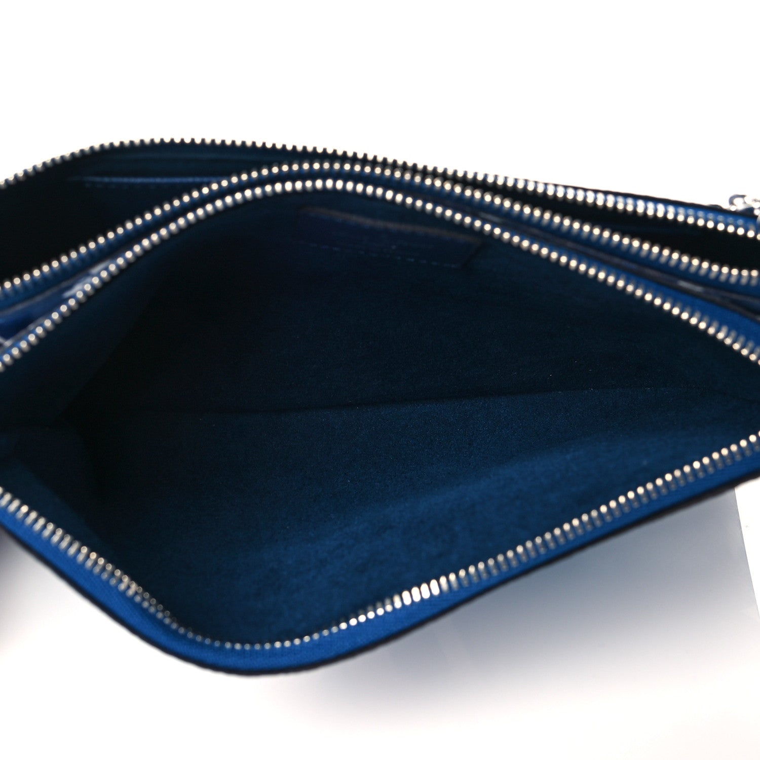 Louis Vuitton Monogram Giant Escale Double Zip Pochette Blue 5 of 10