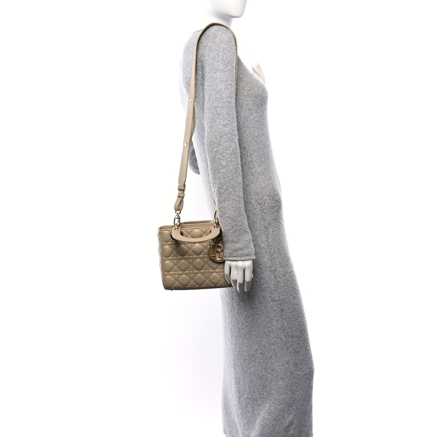 Lambskin Cannage Small My ABCDior Lady Dior Corda