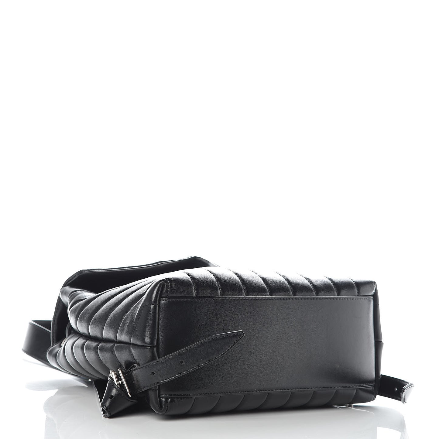 Calfskin Y Quilted Monogram Small Loulou Backpack Black