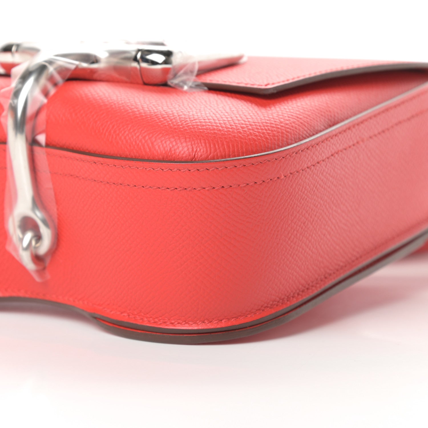 Hermes Epsom Mini Della Cavalleria Rouge De Coeur 9 of 10
