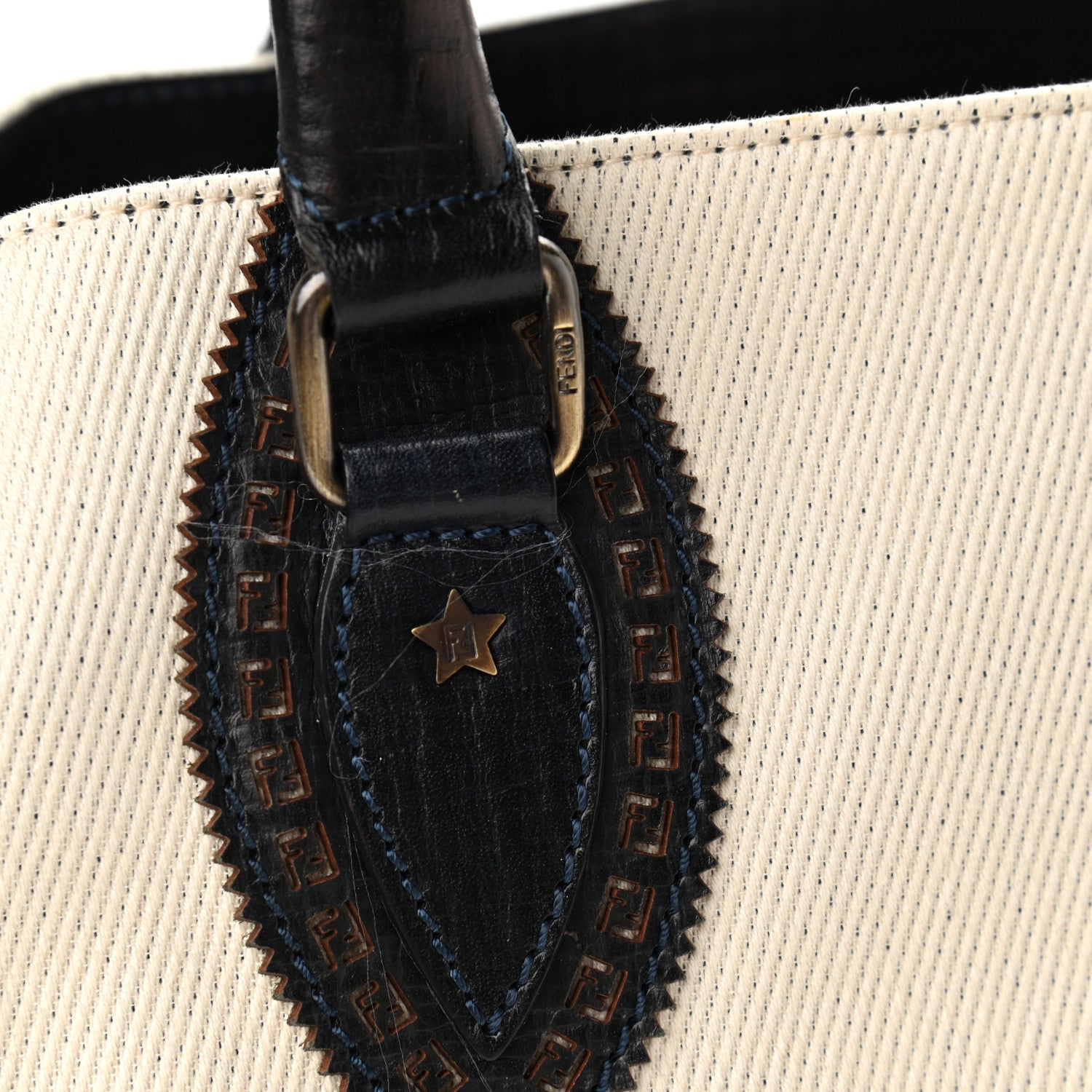 Fendi Canvas Bag De Jour Tote Natural 10 of 12