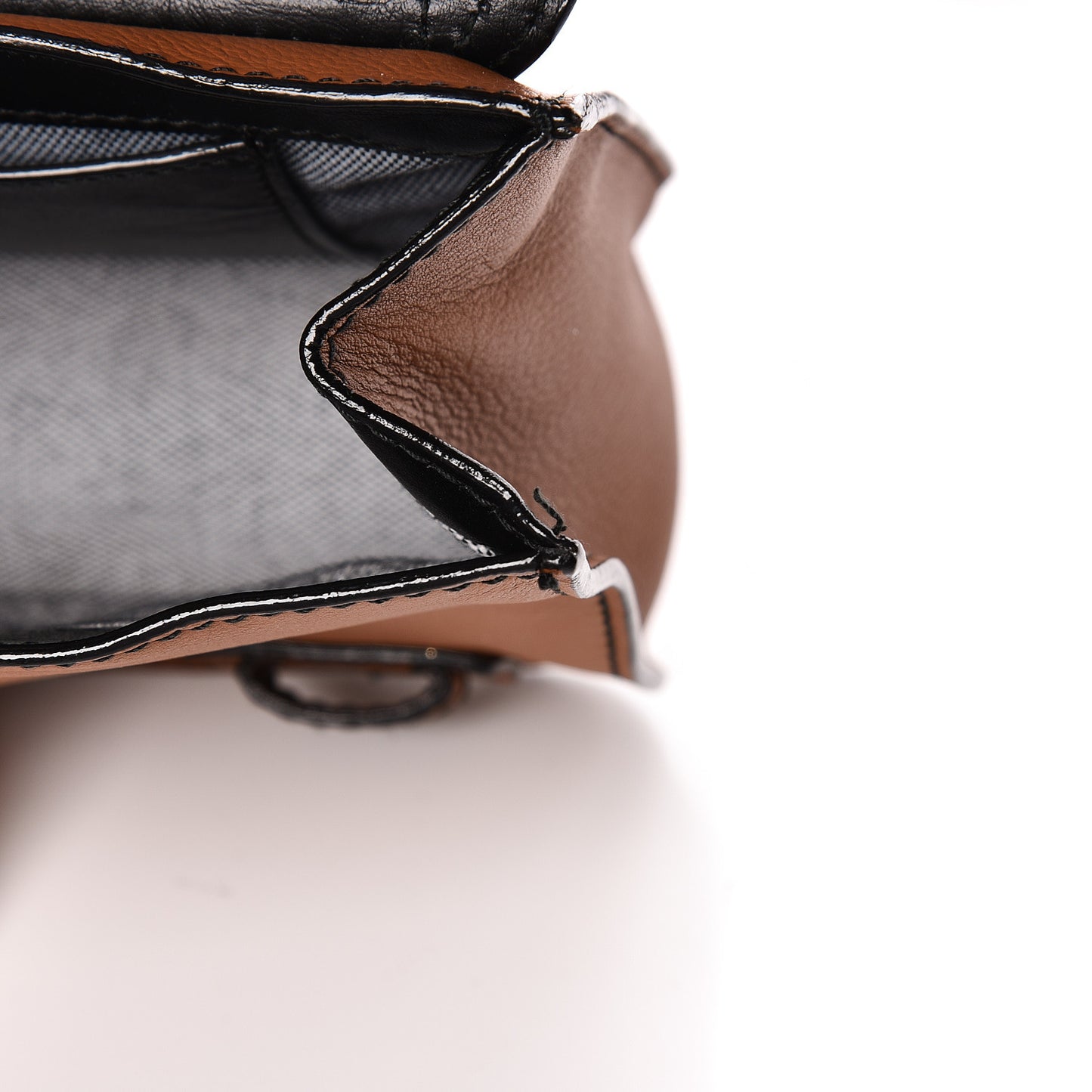 Soft Grainy Calfskin PS1+ Mini Pouch Messenger Sienna
