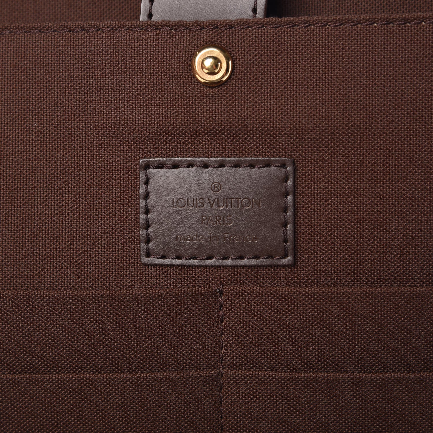 Louis Vuitton Damier Ebene Porte Ordinateur Sabana Computer Case 6 of 10
