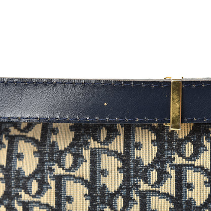 Christian Dior Monogram Shoulder Bag Navy Blue 16 of 19