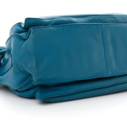 Loewe Calfskin Flamenco Shoulder Bag Turquoise 10 of 13