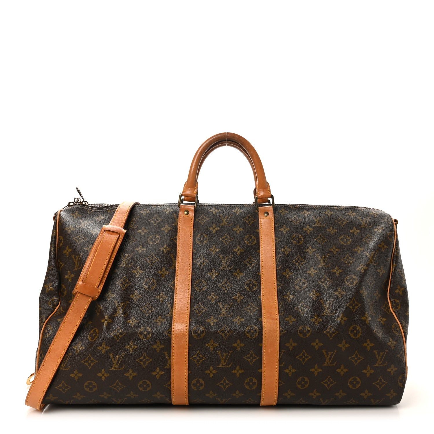 Louis Vuitton Monogram Keepall Bandouliere 55 1 of 15
