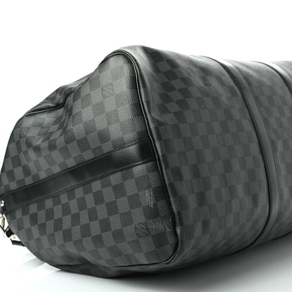 Louis Vuitton Damier Graphite Keepall Bandouliere 55 9 of 15
