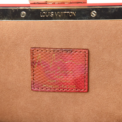 Louis Vuitton Watercolor Aquarelle Frame Speedy White 6 of 9