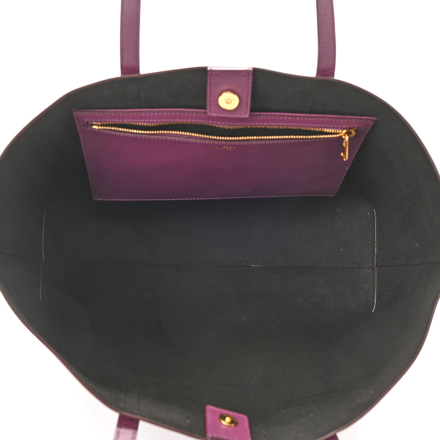 Tom Ford Grained Calfskin Small T Tote Bordeaux 5 of 14