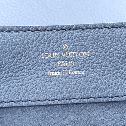 Louis Vuitton Calfskin Lockme Mini Backpack Blue Jean Creme 6 of 9