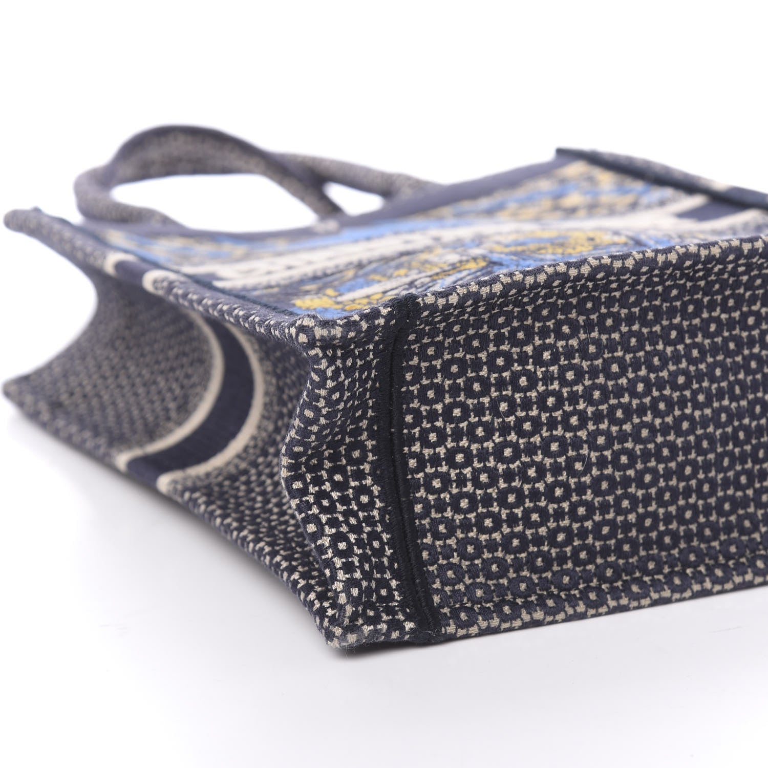Christian Dior Canvas Embroidered Vertical L'Etoile Book Tote 9 of 11