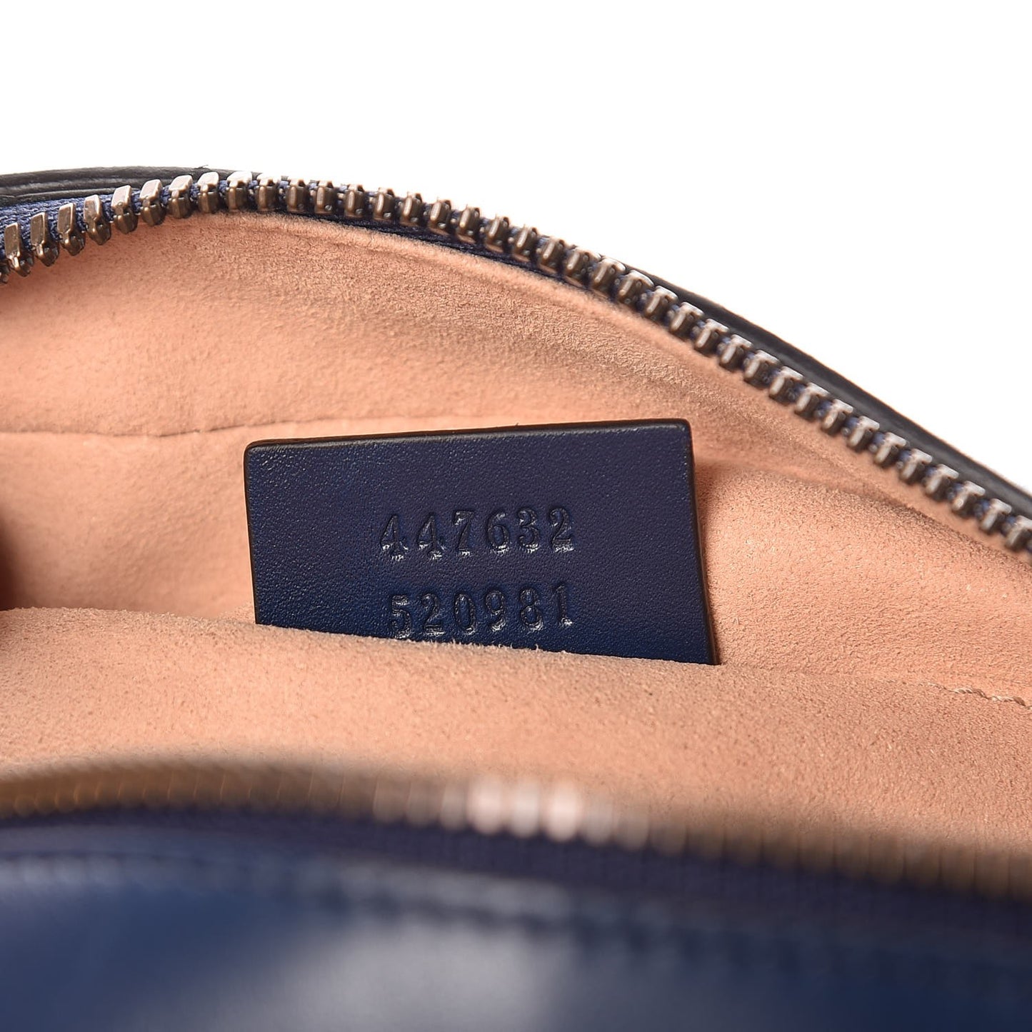 Calfskin Matelasse GucciGhost Small GG Marmont Chain Shoulder Bag Blue Agata Hibiscus Red