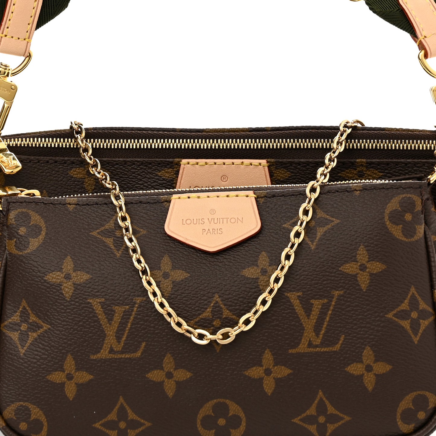 Monogram Multi Pochette Accessories Kaki