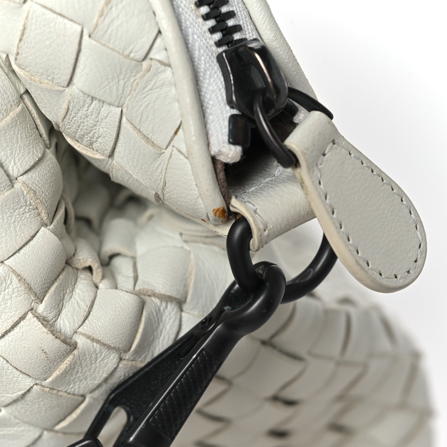 Bottega Veneta Nappa Intrecciato Medium Convertible Tote White 10 of 10