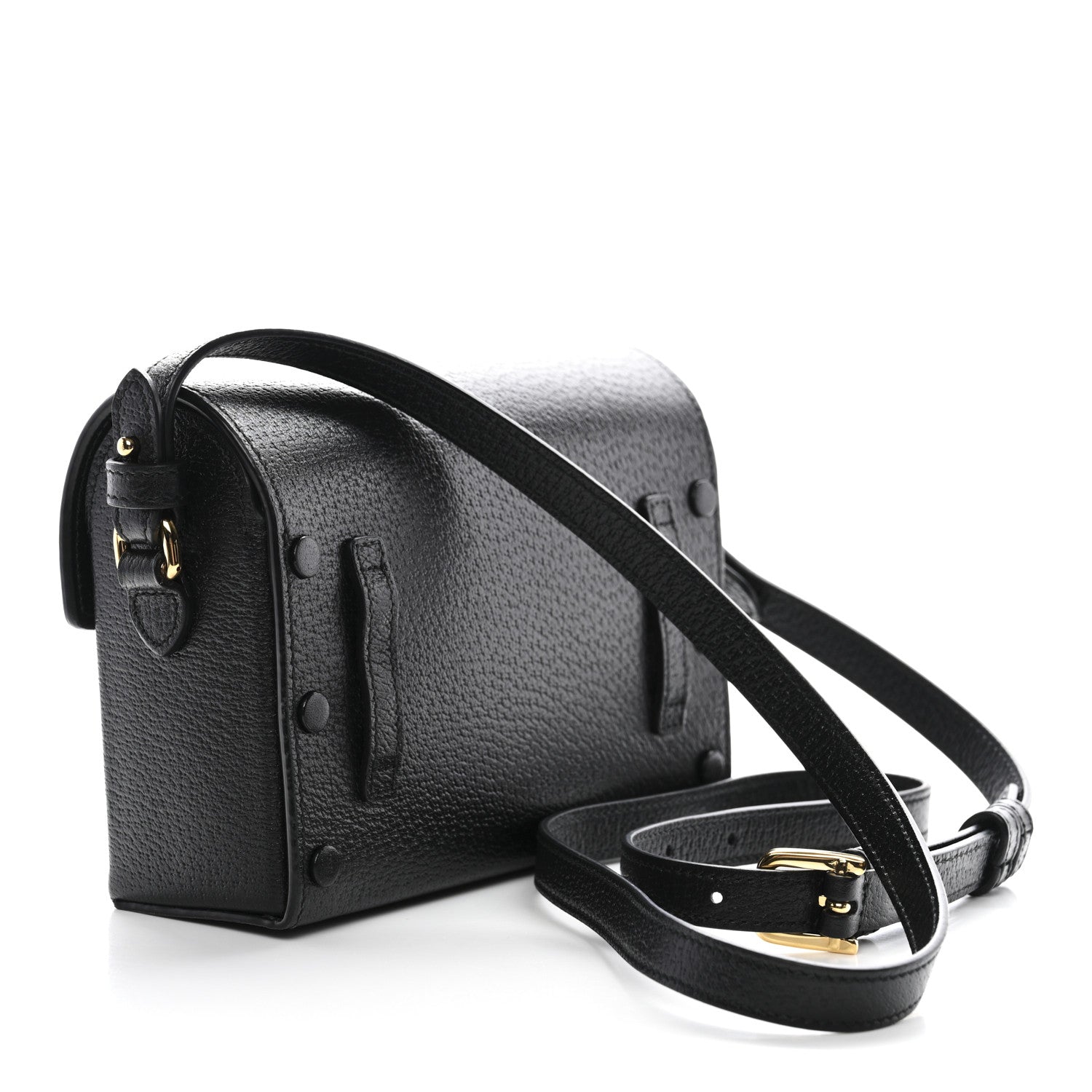 Gucci Calfskin Horsebit 1955 Shoulder Bag Black 2 of 11