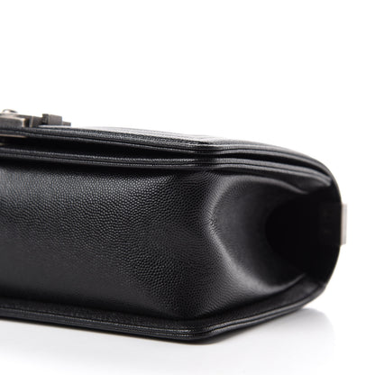 Chanel Caviar Quilted Medium Boy Flap Black 7 of 11