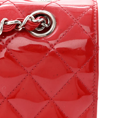 Chanel Patent Calfskin Quilted Medium Double Flap Red 17 of 20