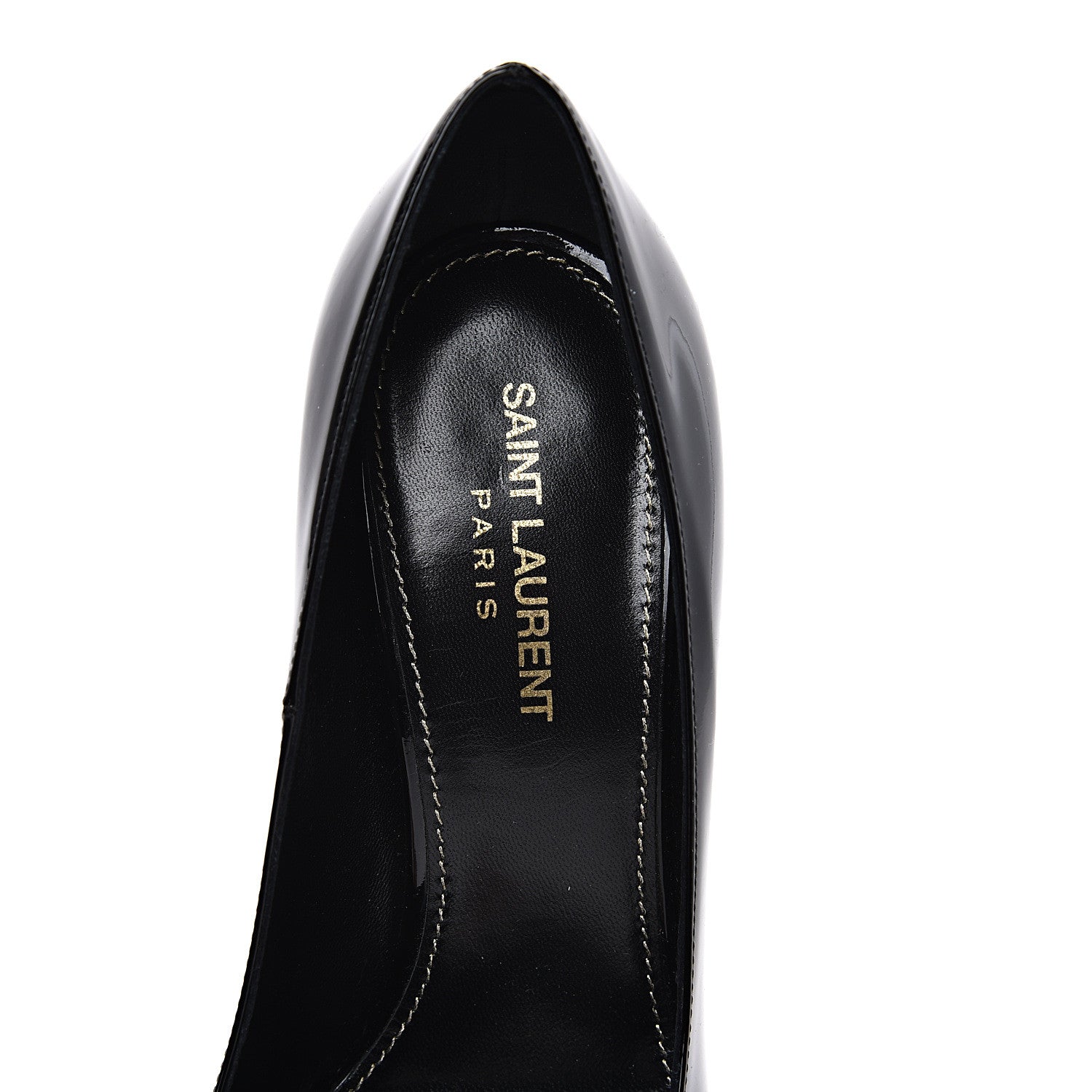 Saint Laurent Patent Opyum 110 Pumps 38.5 Black 6 of 9