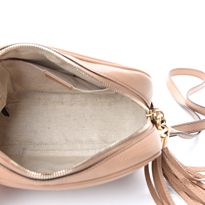 Gucci Pebbled Calfskin Small Soho Disco Bag Camelia 4 of 17
