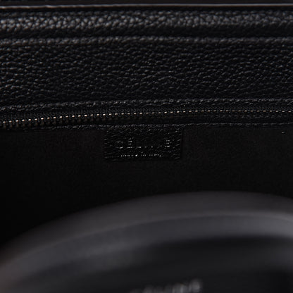 Celine Drummed Calfskin Nano Luggage Black 6 of 10