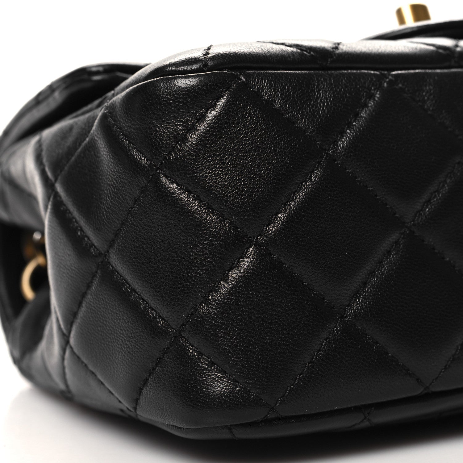 Chanel Lambskin Quilted Mini Pearl Crush Flap Black 9 of 11