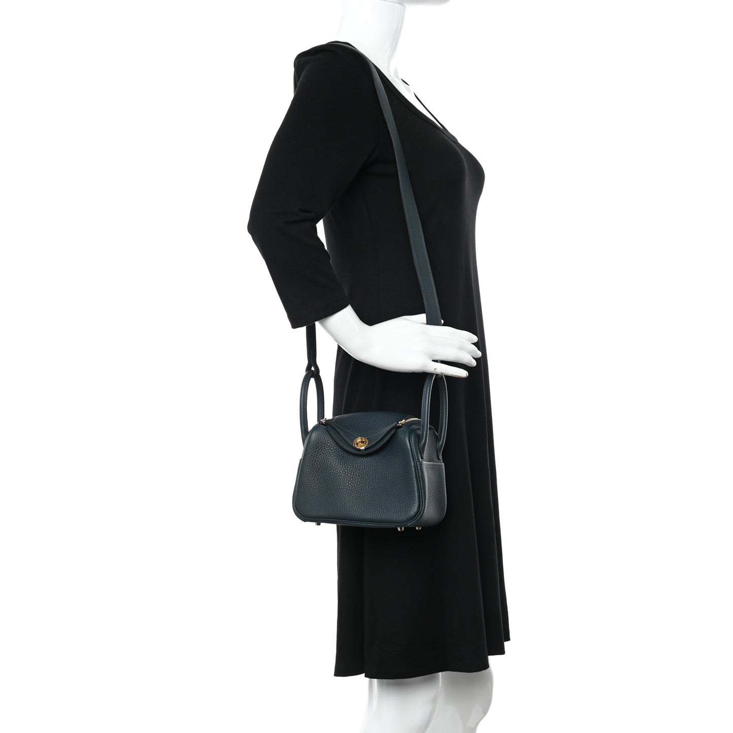 Taurillon Clemence Mini Lindy 20 Vert Cypress
