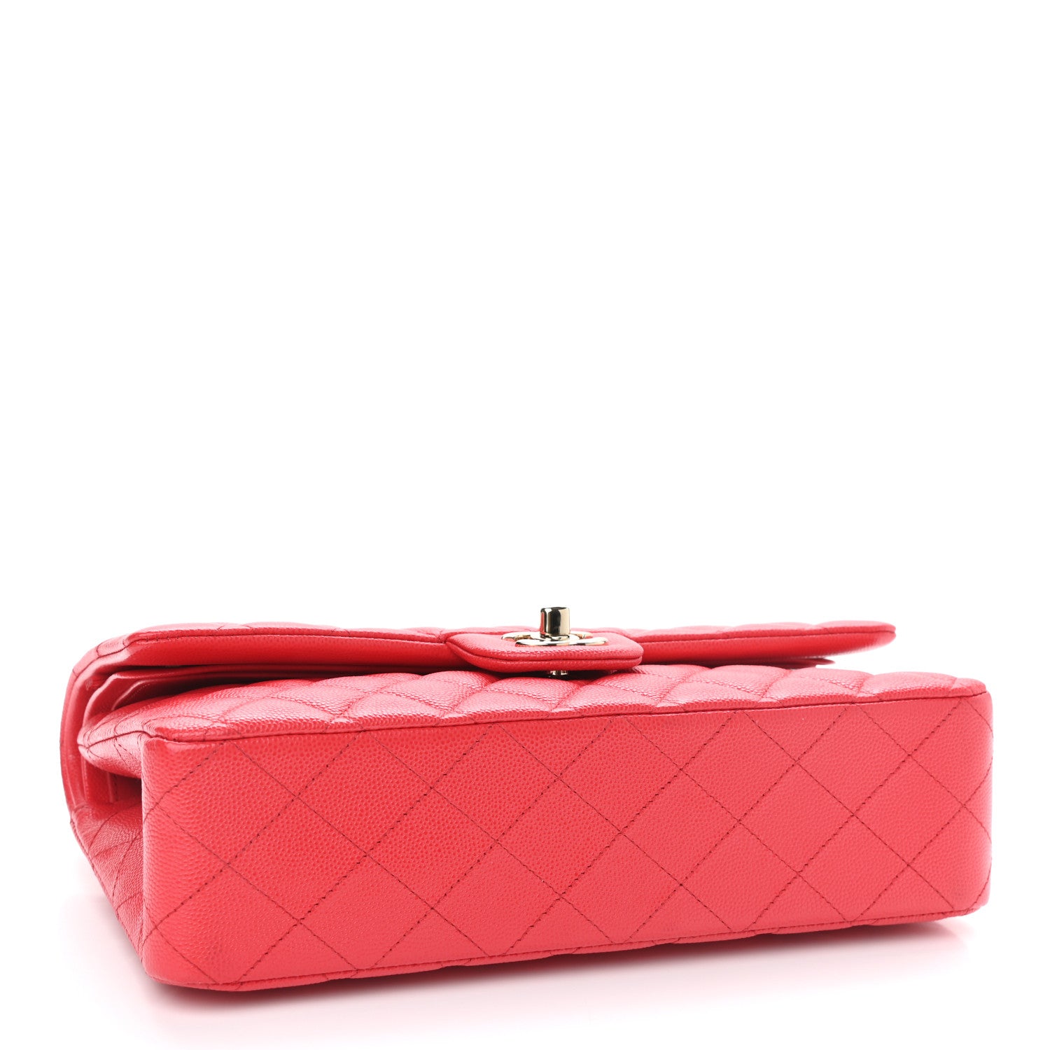 Chanel Caviar Quilted Medium Double Flap Red 4 of 11